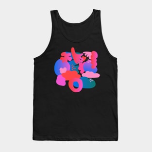 Abstract jumble Tank Top